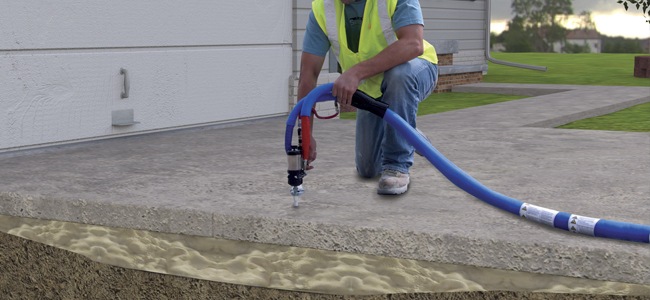 Alternative Remedy For Sinking Sidewalks Or Uneven Foundations