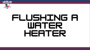 flushing a water heater