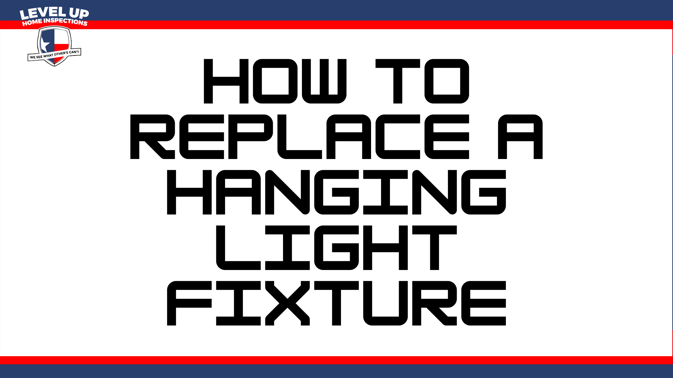 how to replace a hanging light fixture